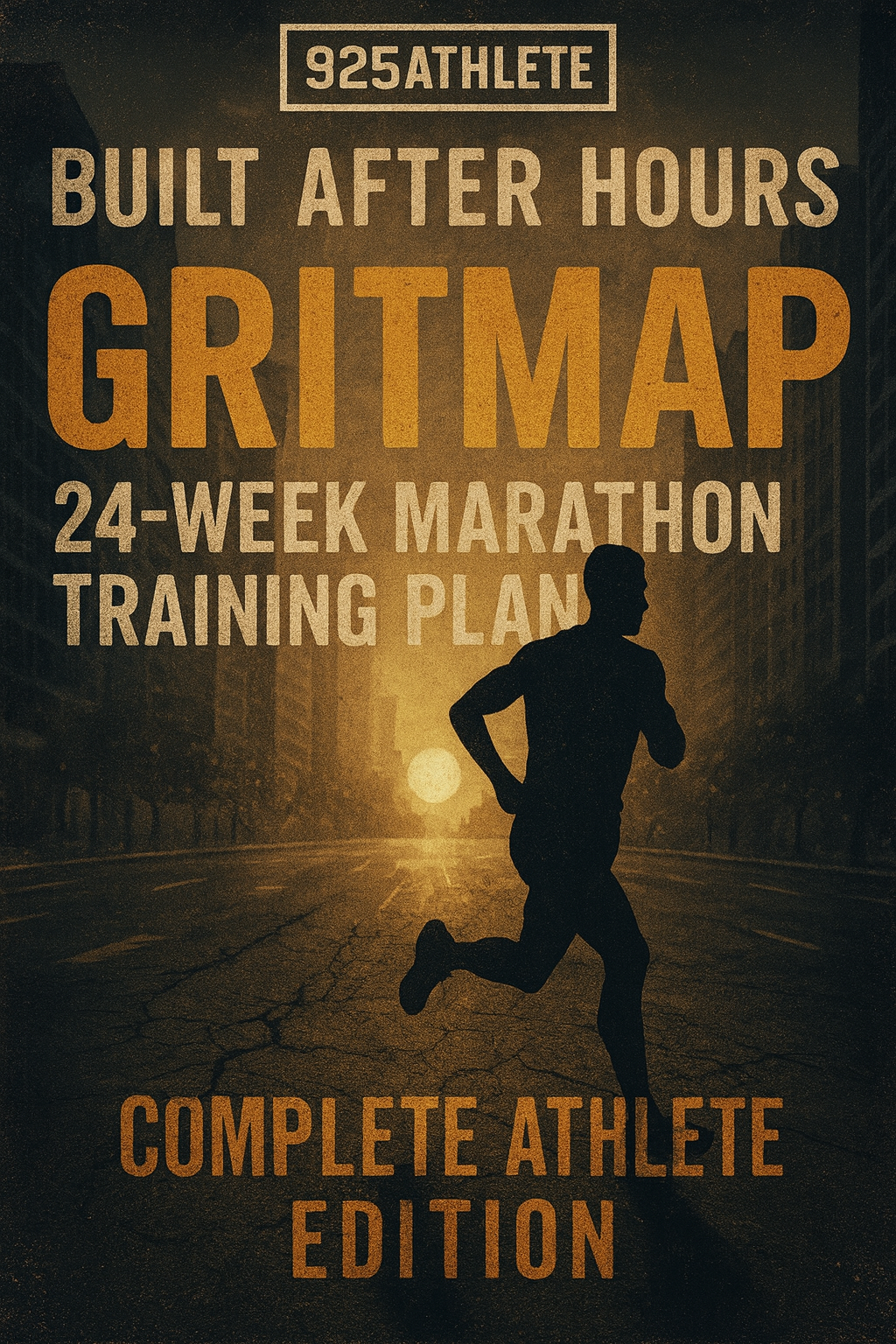GritMap: 24-Week Marathon Training Plan